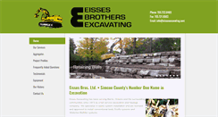 Desktop Screenshot of eissesexcavating.com